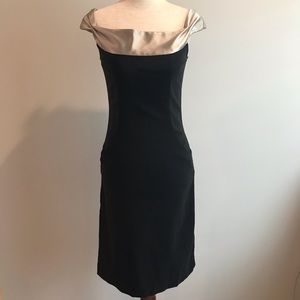 Fitted Arden B LBD Champagne Satin - Size 2